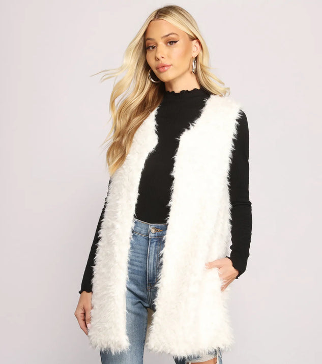 Chic Fashionista Faux Fur Vest