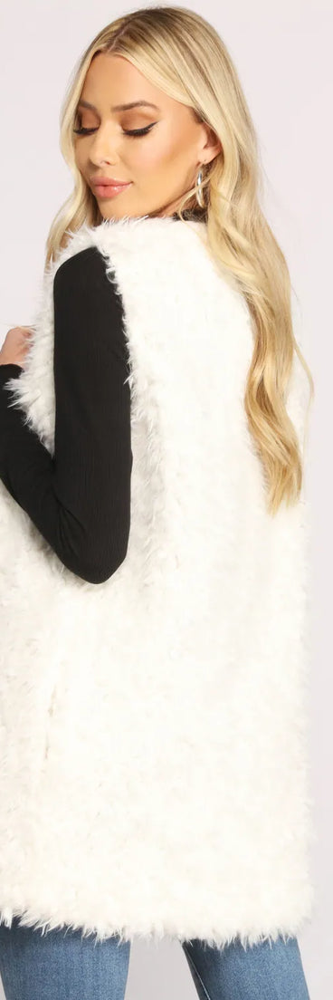 Chic Fashionista Faux Fur Vest