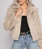 Cozy Feels Faux Fur Jacket