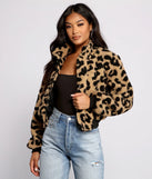 Feelin' Fab Leopard Print Bomber Jacket