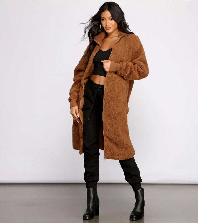 Windsor teddy coat top