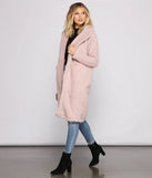 Fuzzy Fleece Long Teddy Coat