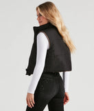 Stylish Puff Reversible Crop Vest