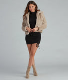 Casual Chic Faux Fur Jacket