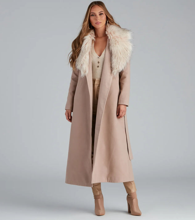 A Formal Affair Faux Fur Jacket