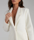 Winter Beauty Wool Trench Coat