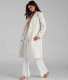 Winter Beauty Wool Trench Coat