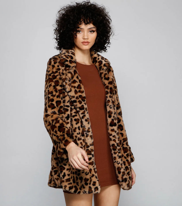 Cozy Fab Faux Fur Coat