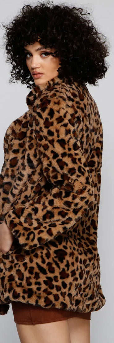 Cozy Fab Faux Fur Coat