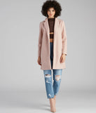 Big City Lapel Long Coat