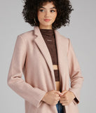 Big City Lapel Long Coat