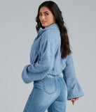 Keep It Chic Sherpa Cropped Jacket