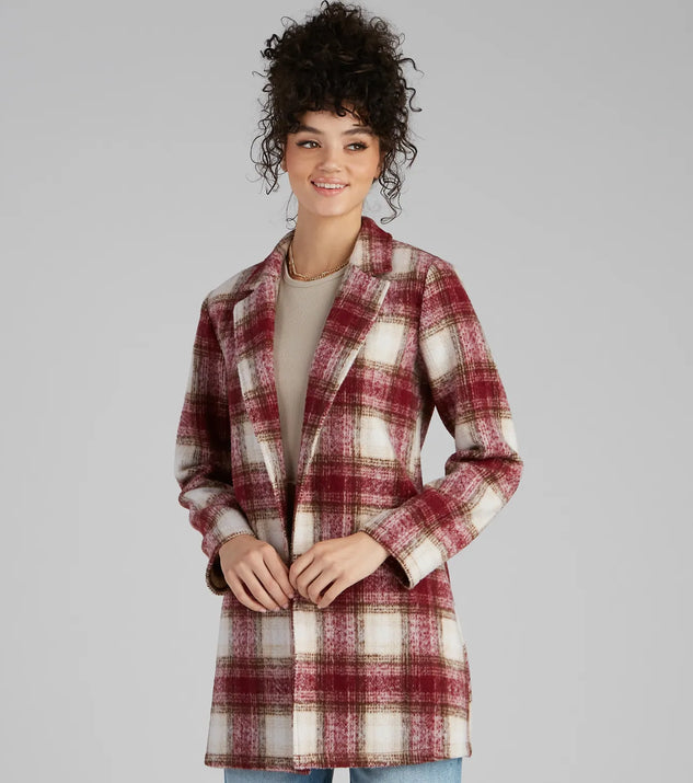 Major Chic Faux Wool Coat