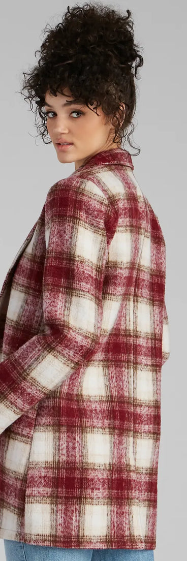 Major Chic Faux Wool Coat