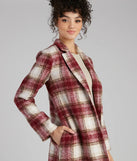 Major Chic Faux Wool Coat