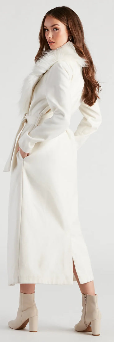 A Formal Affair Faux Fur Jacket