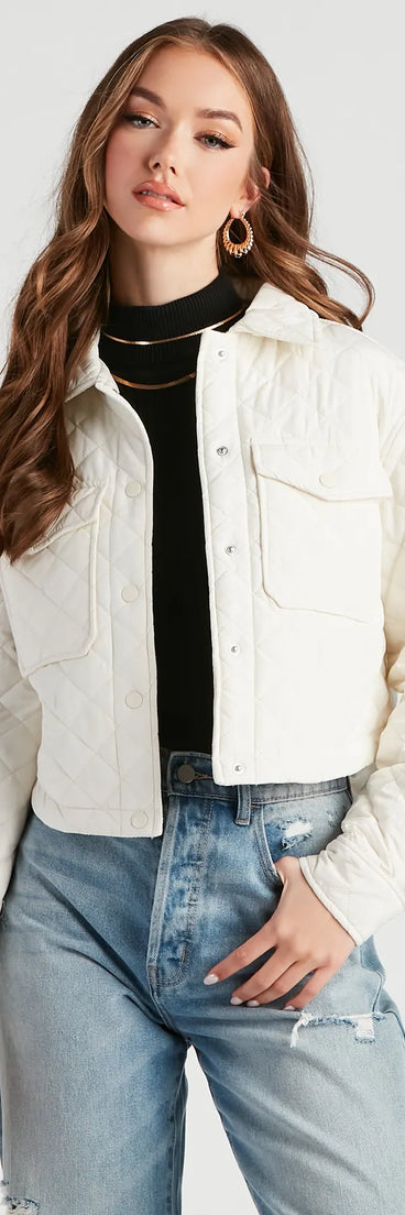 Stylish In The Chill Puffer Jacket