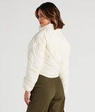 Slay The Chill Quilt Puffer Jacket