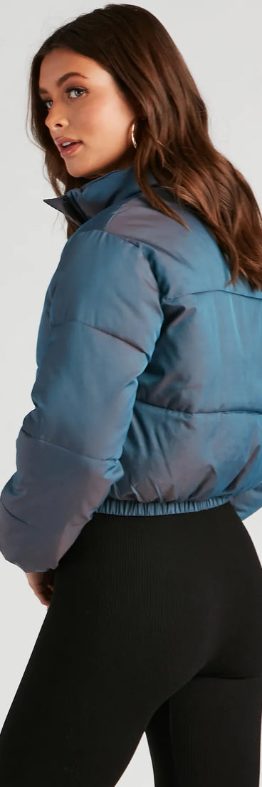 Chill In The Air Zip Puffer Jacket