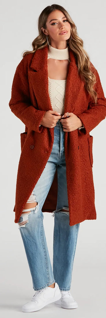 SoHo Girl Double-Breasted Trench Coat