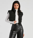 Winter Must-Have Cropped Puffer Vest