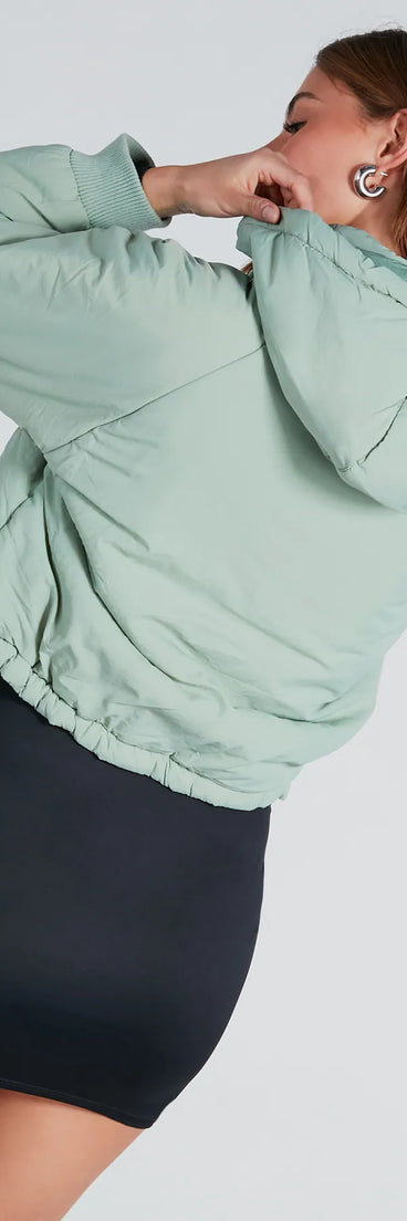 Cute On Cloud Nine Hoodie Puffer Jacket