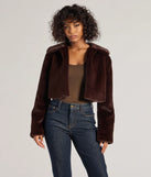 Looking Luxe Faux Fur Cropped Jacket