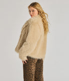 Glam Aura Faux Fur Jacket