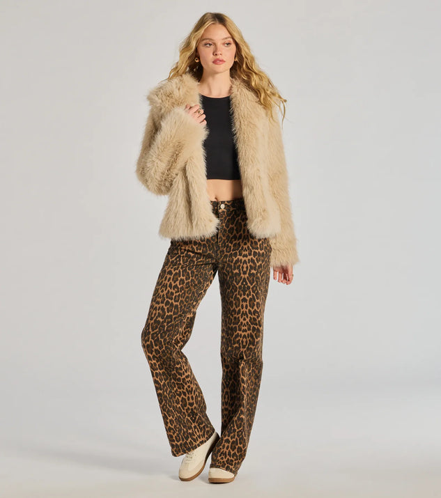 Glam Aura Faux Fur Jacket | Windsor
