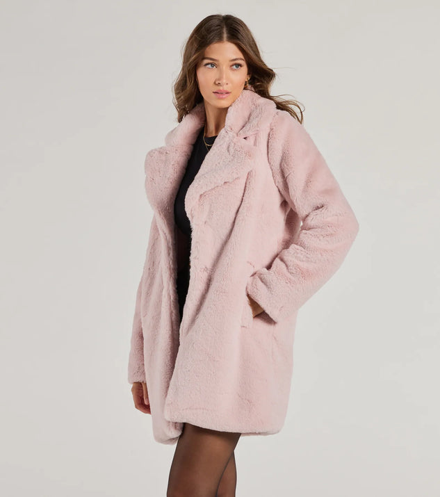 Luxe Layer Faux Fur Trench Coat | Windsor