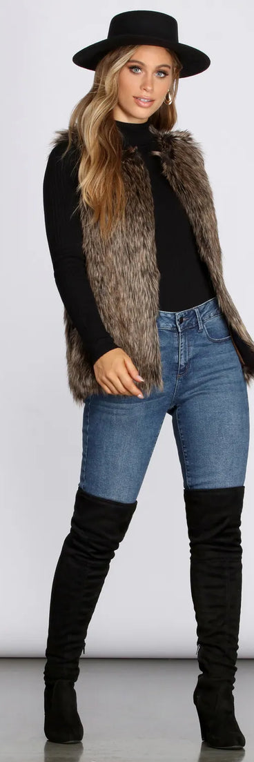 Faux-Ever Fabulous Vest