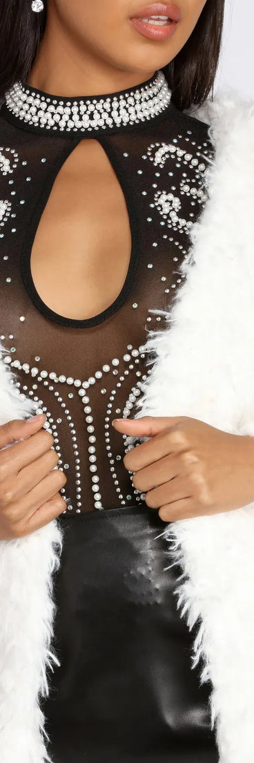 Major Glam Faux Fur Jacket