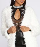 Major Glam Faux Fur Jacket