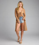 Beach Siren Energy Crochet Lace Duster