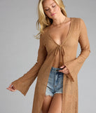 Beach Siren Energy Crochet Lace Duster