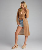 Beach Siren Energy Crochet Lace Duster