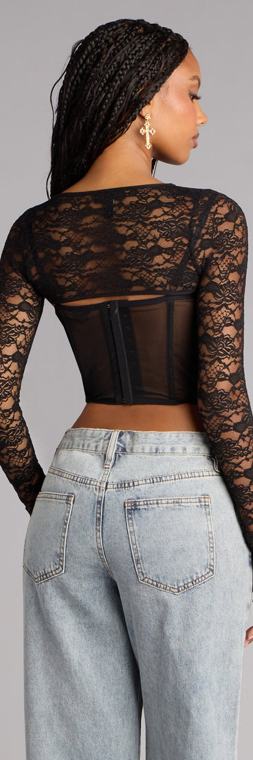 Delicate Edge Lace Bolero