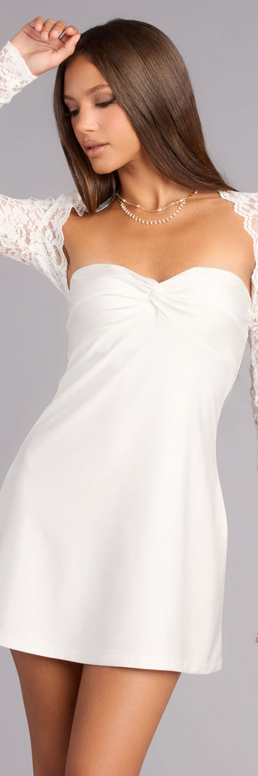 Soft Romance Lace Long Sleeve Bolero