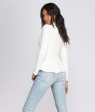 Professional In Peplum Blazer