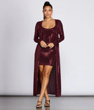 Stunning Sequin Diva Duster