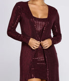 Stunning Sequin Diva Duster