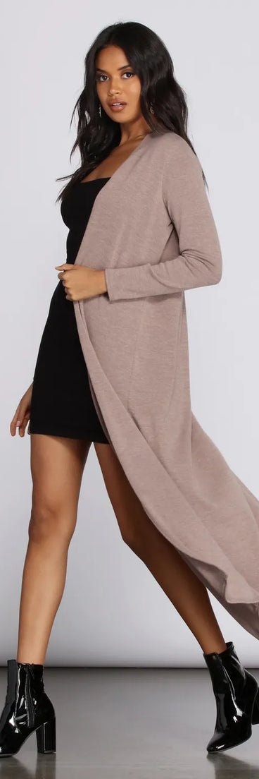 Stunning Simplicity Knit Duster