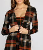 Precious In Plaid Duster