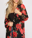 Blooming With Beauty Floral Duster