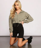 Zipped In Basics Cropped Jacket