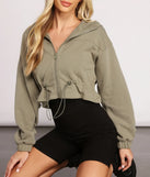 Zipped In Basics Cropped Jacket