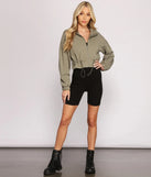 Zipped In Basics Cropped Jacket
