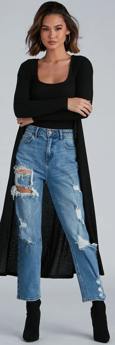 Keeping Knit Cozy Basic Duster