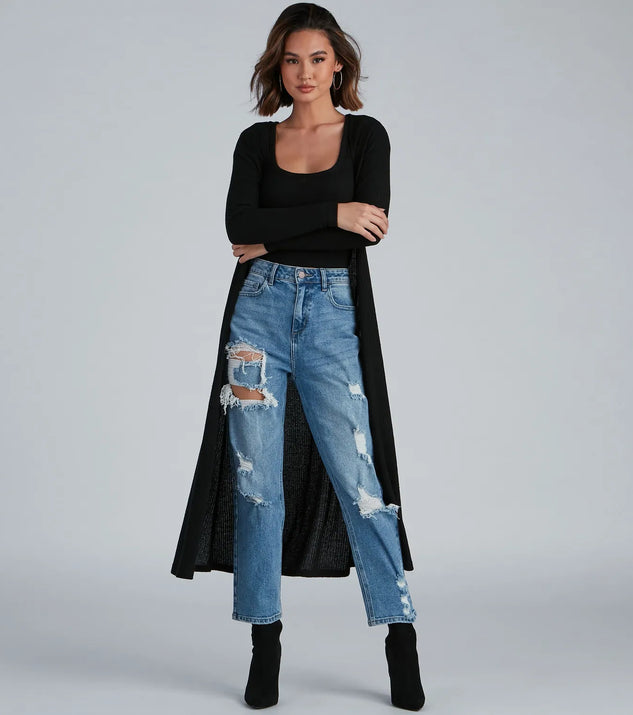 Keeping Knit Cozy Basic Duster