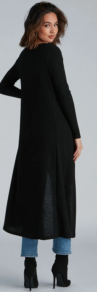 Keeping Knit Cozy Basic Duster